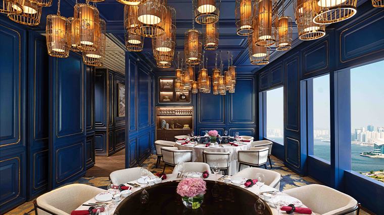 Mandarin Oriental Hong Kong Michelin Starred Man Wah Private Dining Room