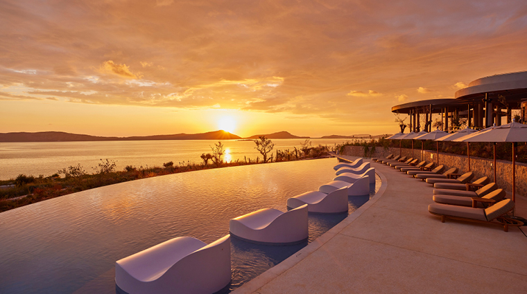 mandarin oriental costa navarino tranquility pool