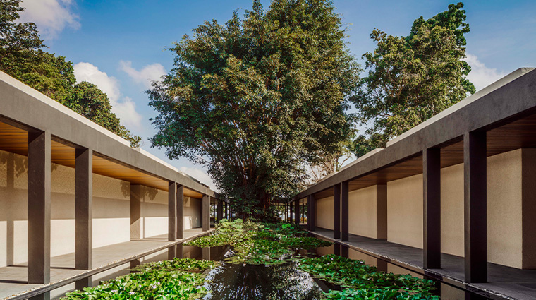 mandarin oriental desaru coast spa pond
