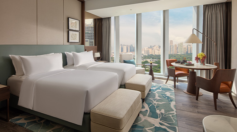 manila makati deluxe room twin rendering