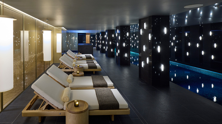 mandarin oriental mayfair london the spa swimming pool loungers