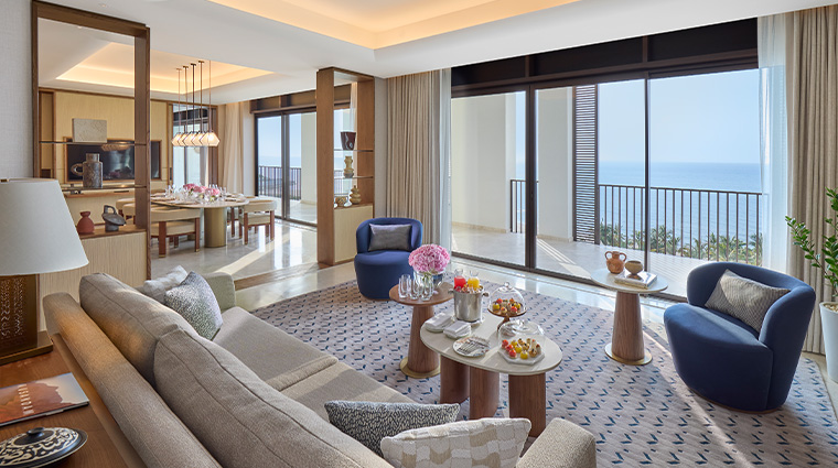 mandarin oriental muscat presidential suite living room