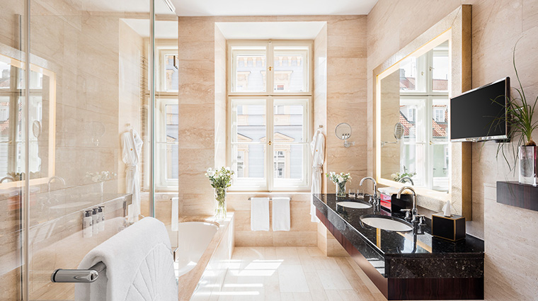mandarin oriental prague heritage suite bathroom