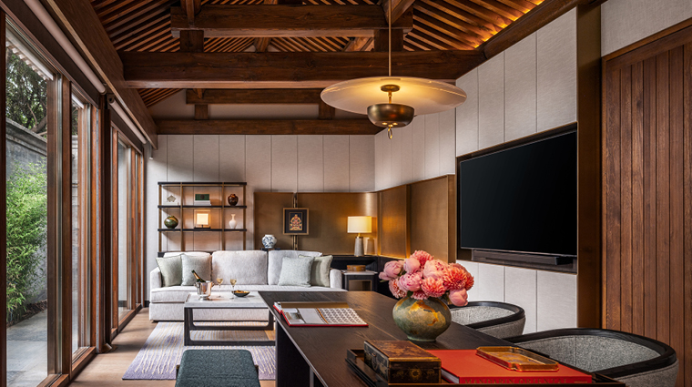 mandarin oriental qianmen beijing grand residential courtyard livingroom