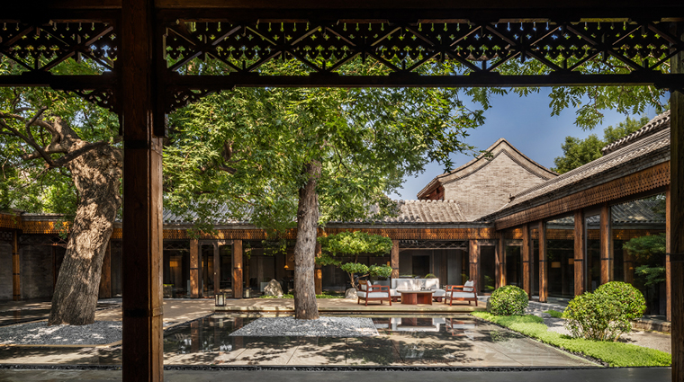 mandarin oriental qianmen beijing hotel courtyard