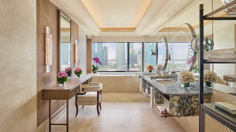 mandarin oriental singapore royal marina bay penthouse bathroom