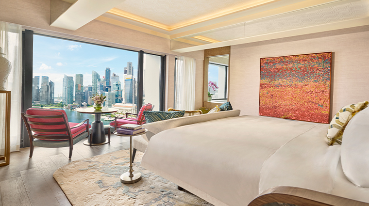mandarin oriental singapore royal marina bay penthouse bedroom