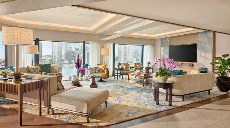 mandarin oriental singapore royal marina bay penthouse living room