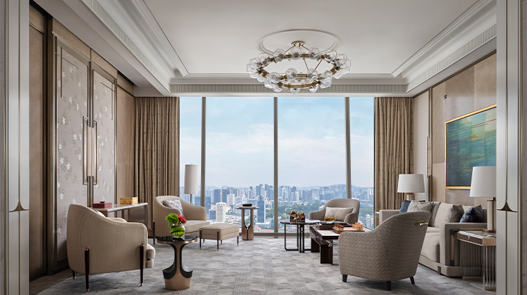 marina bay sands expansive living areas designed for entertaining grand scale