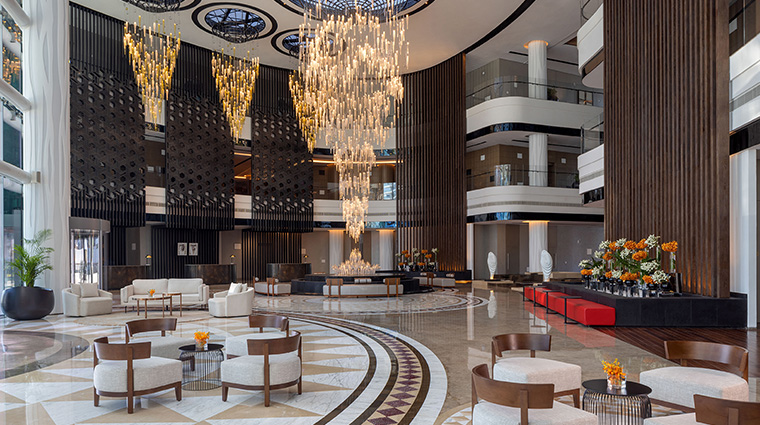 marriott marquis dubai creek lobby