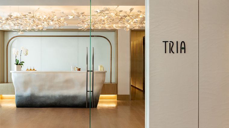 mgm shanghai west bund tria spa reception