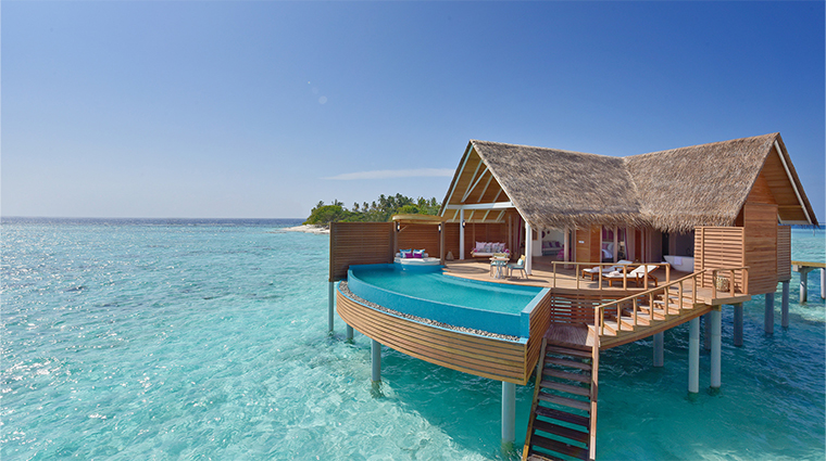 milaidhoo maldives water pool villa exterior