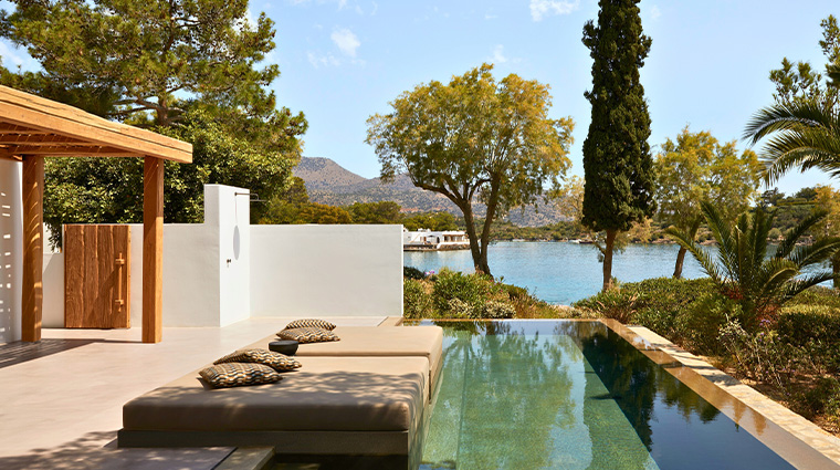 15 Minos Beach Art Hotel 2 Bedroom Seafront Villa with Private Pool