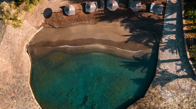 3 Minos Beach Art Hotel Beach Aerial