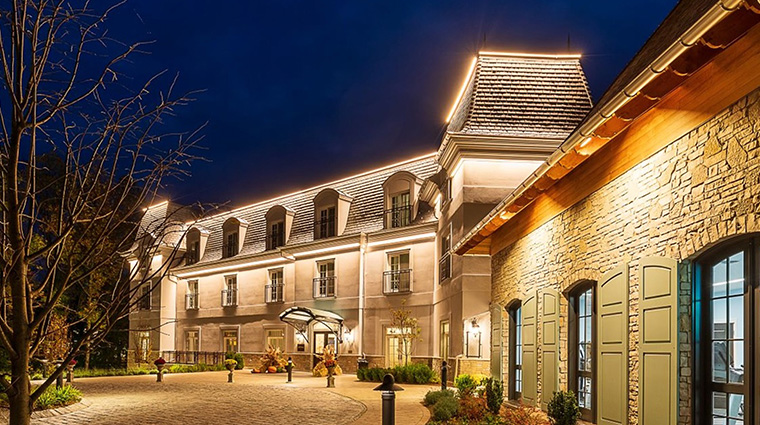 mirbeau inn and spa rhinebeck night lights