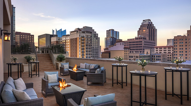 mokara hotel and spa rooftop terrace reception