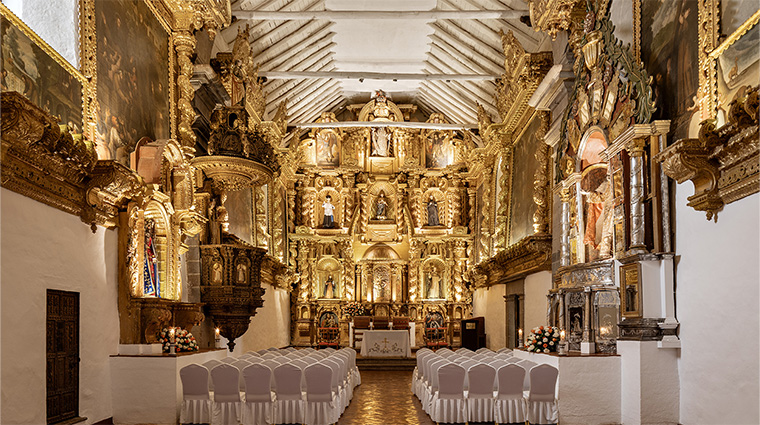 monasterio a belmond hotel chapel interior