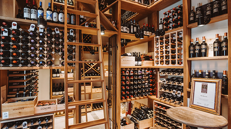monastero di cortona hotel spa wine cellar