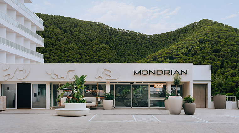 mondrian ibiza exterior entrance