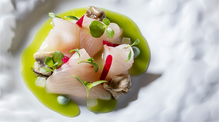 monument hotel 5gl marinated hamachi