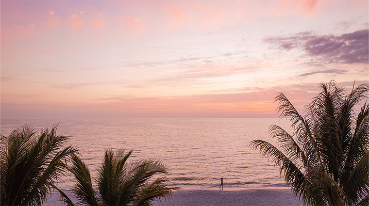 naples beach club a four seasons resort beach sunset