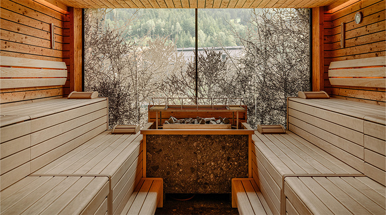naturhotel forsthofgut sauna