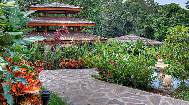 nayara resort spa and gardens yoga pavillion