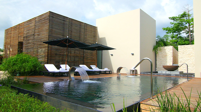 nizuc resort spa new spa pool