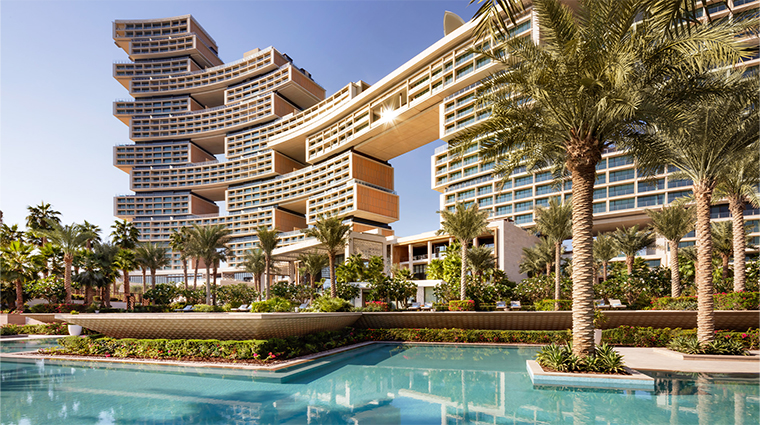 nobu by the beach pool view with building