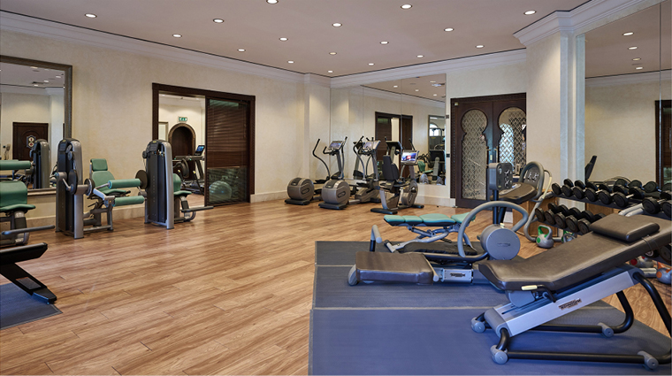 one and only royal mirage the residence fitness center