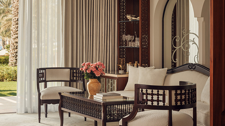 one and only royal mirage the residence junior suite living room