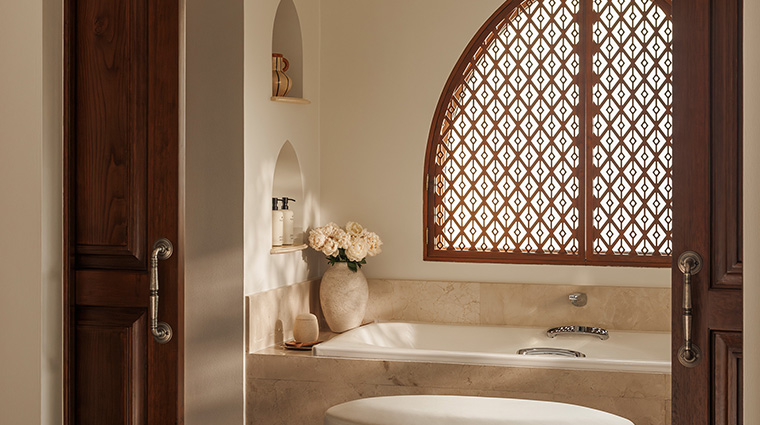 one and only royal mirage the residence rooftop suite bathroom