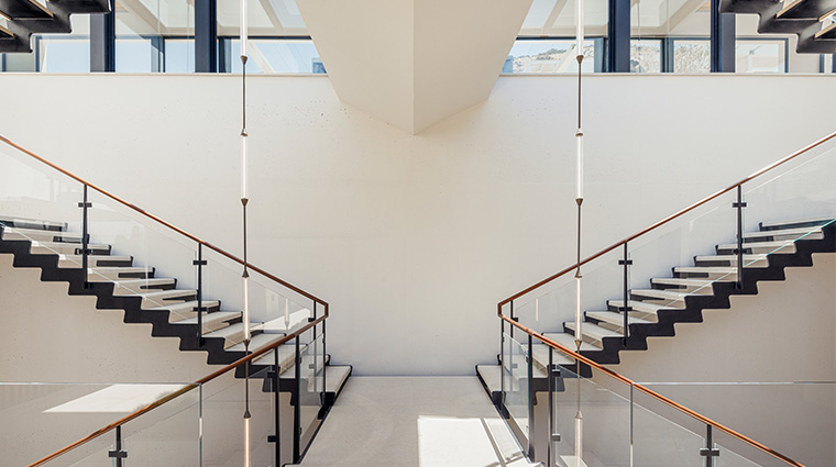 oneonly spa at oneonly kea island stairs architecture