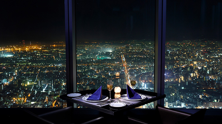 osaka marriott miyako hotel nightview