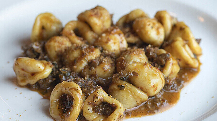 the hawanawana spa and osteria mozza residency orecchiette