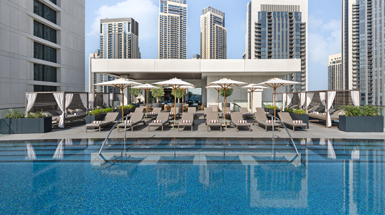 palace dubai creek harbour pool