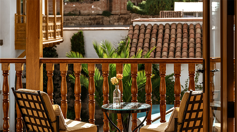 palacio nazarenas terrace view