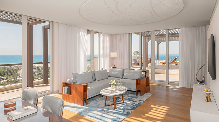 park hyatt abu dhabi hotel and villas park terrace suite living room