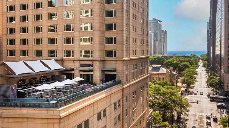 13park hyatt chicago aerial exterior