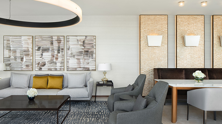 park hyatt doha diplomat suite living room area