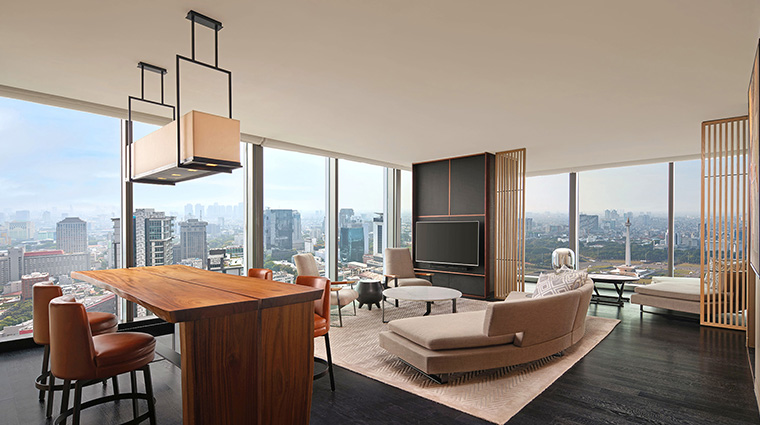 park hyatt jakarta guestroom suite park suite deluxe living room