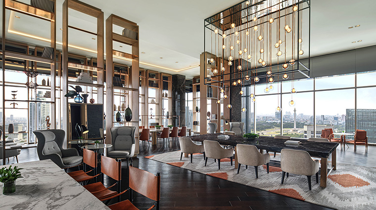 park hyatt jakarta restaurant conservatory library area
