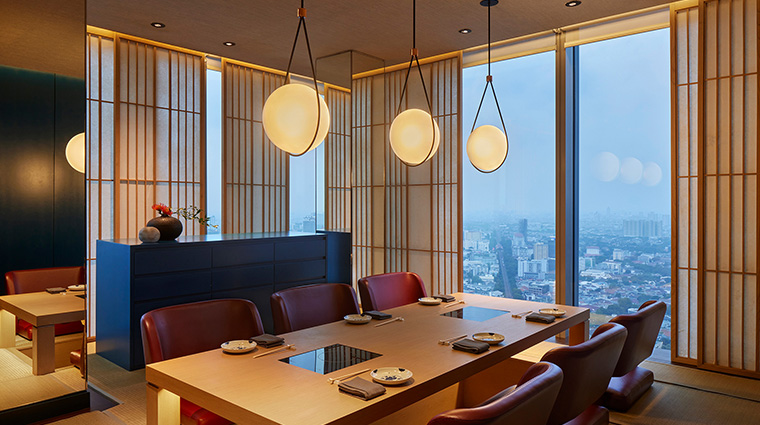 park hyatt jakarta restaurant tatami room at kita restaurant