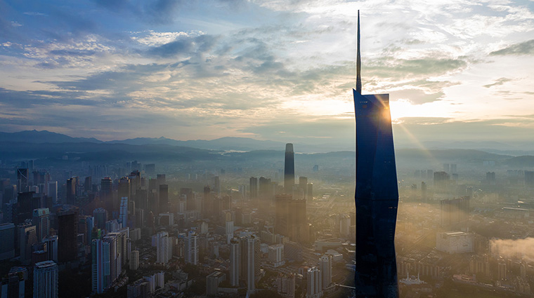 park hyatt kuala lumpur hero shot sunrise