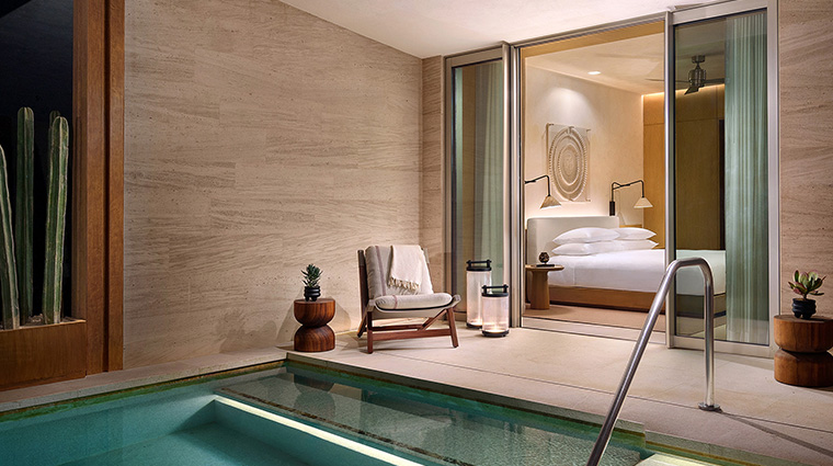 park hyatt los cabos at cabo del sol plunge pool suite bedroom