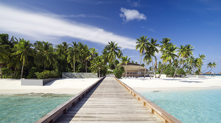 park hyatt maldives hadahaa arrival jetty