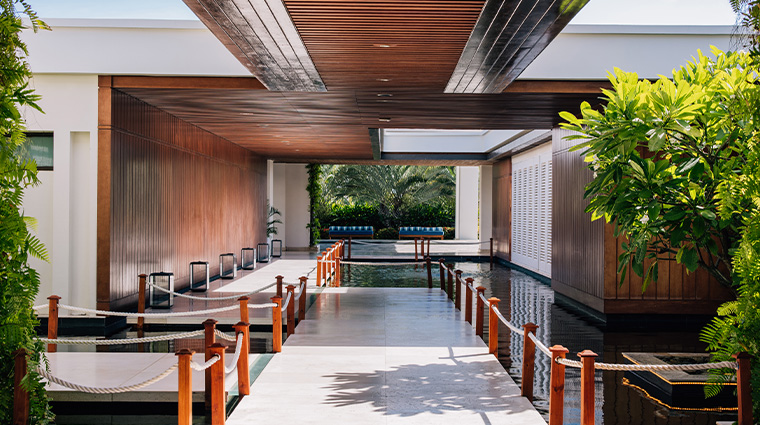 park hyatt st kitts christophe harbour Front Drive Welcome Walk