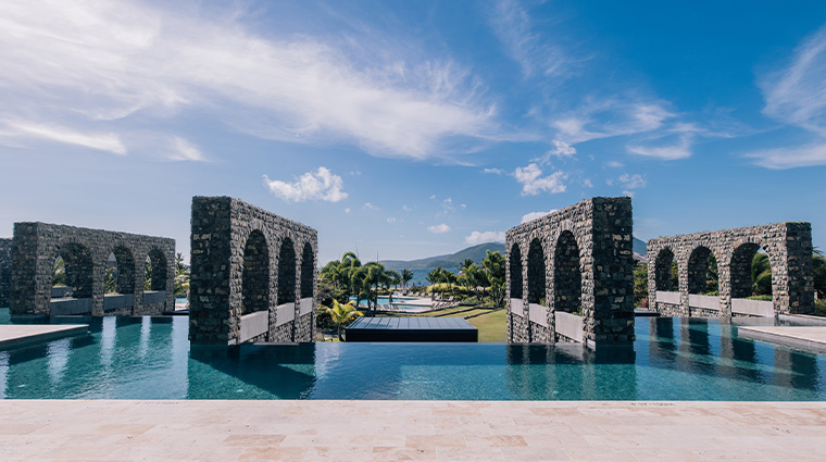 park hyatt st kitts christophe harbour Rampart Pool Overview