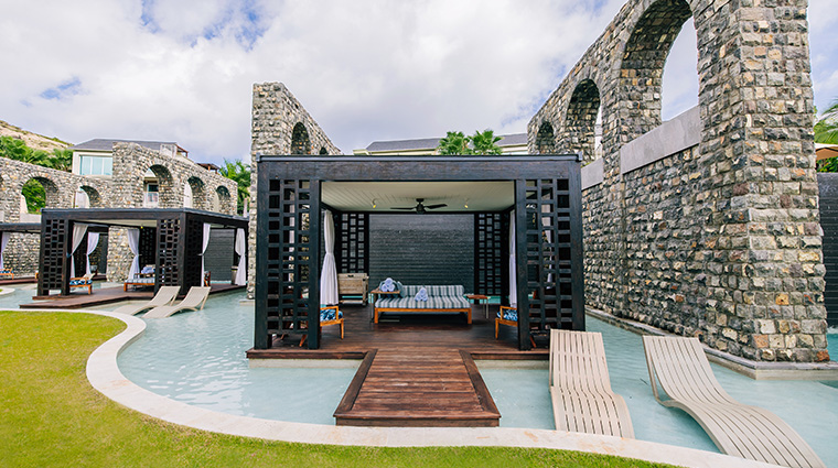 park hyatt st kitts christophe harbour Rampart Waterfall Private Cabana