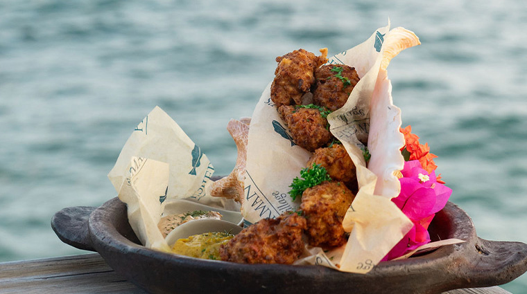 park hyatt st kitts christophe harbour conch fritters